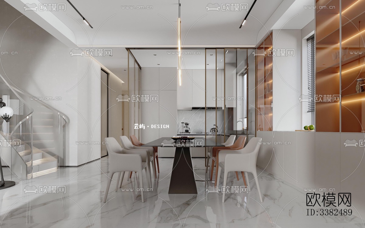 现代别墅效果图下载（渲染图13）