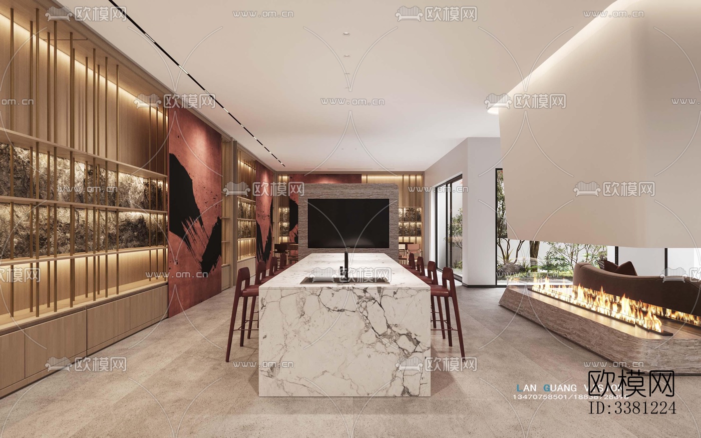 现代别墅效果图下载（渲染图13）