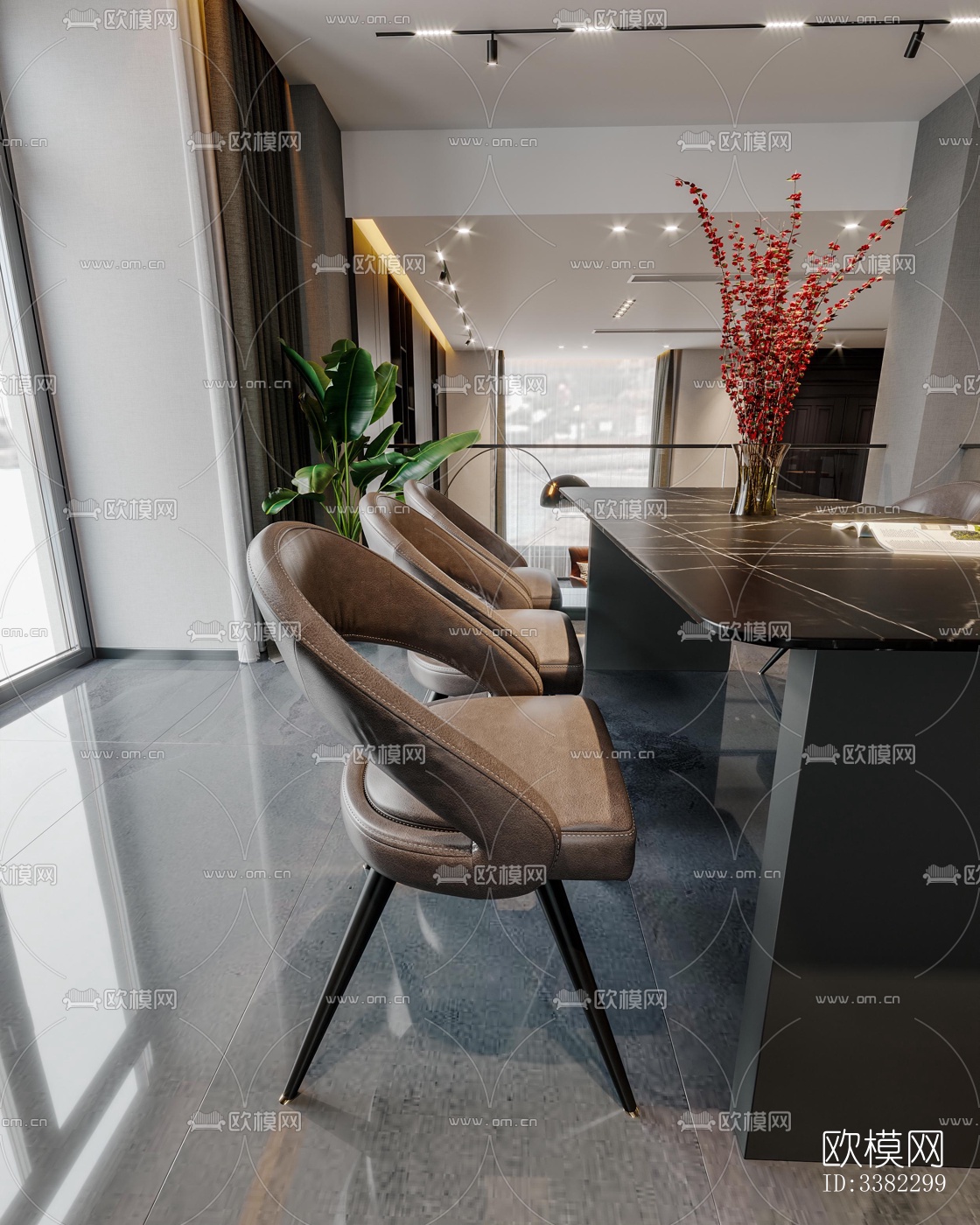 现代别墅效果图下载（渲染图7）