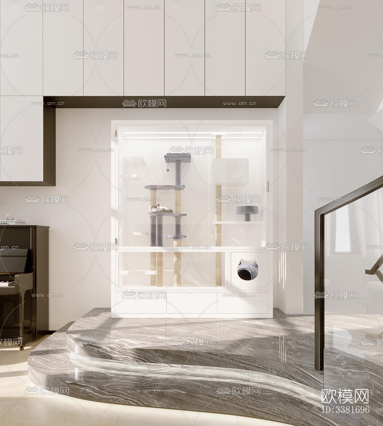 现代别墅效果图下载（渲染图14）