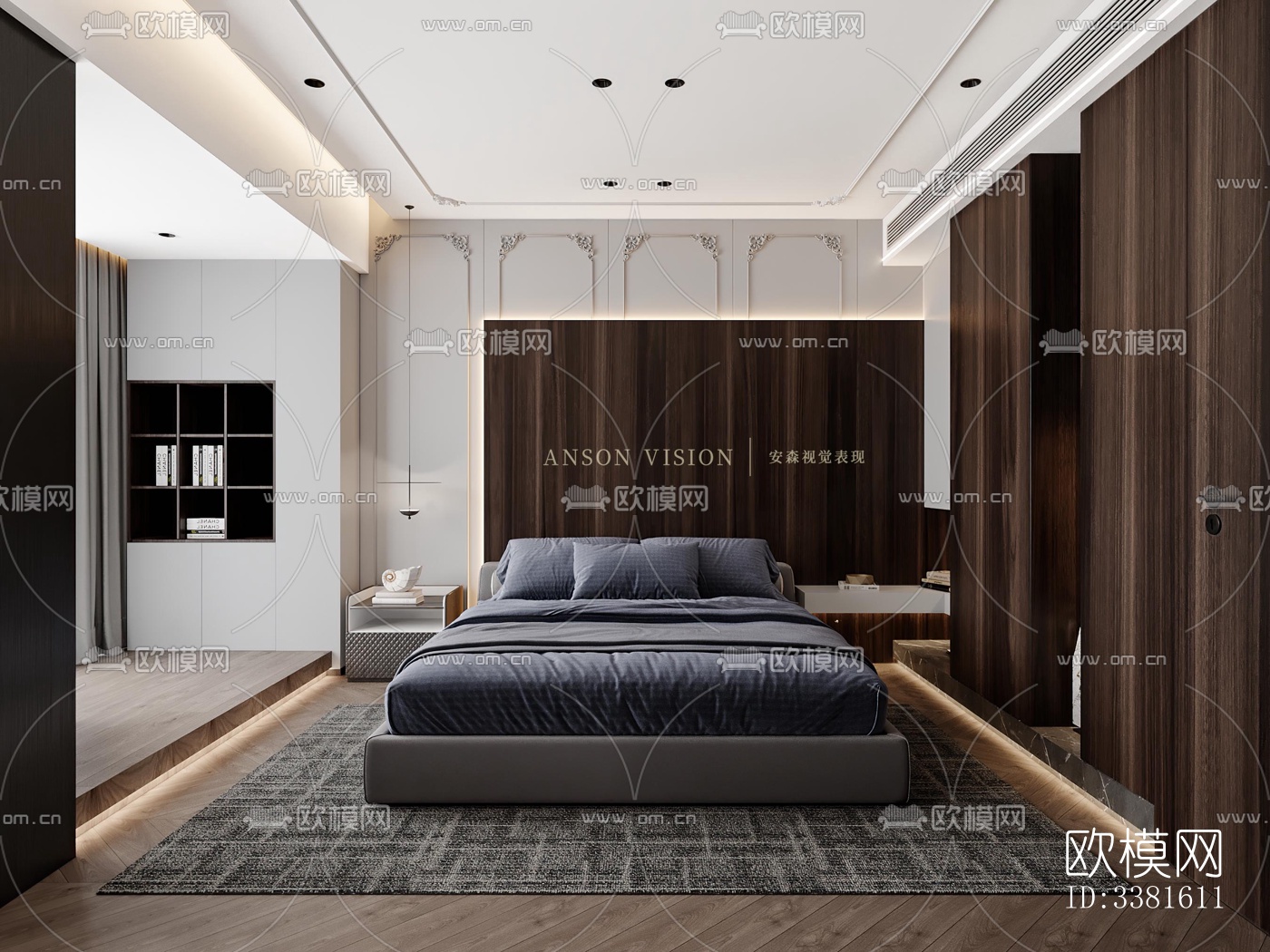 现代别墅效果图下载（渲染图7）