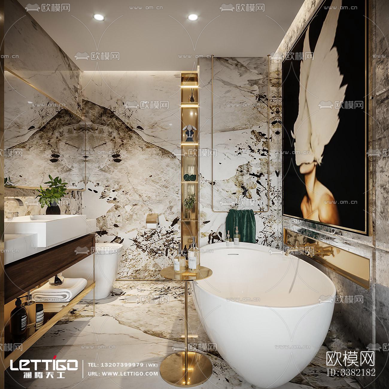 现代别墅效果图下载（渲染图8）