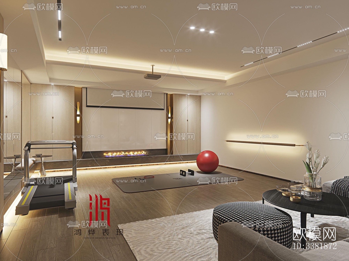 现代别墅效果图下载（渲染图12）