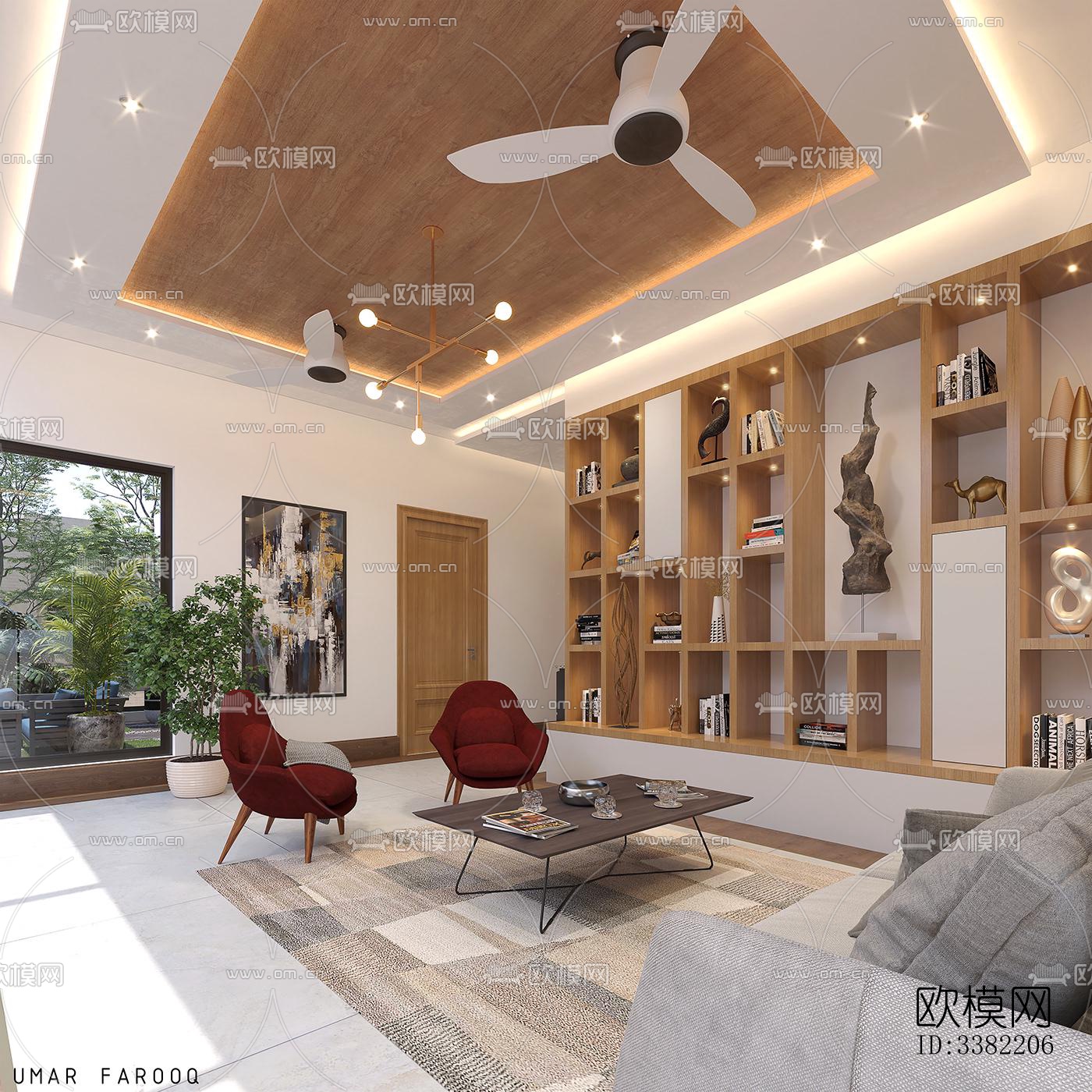 现代别墅效果图下载（渲染图2）