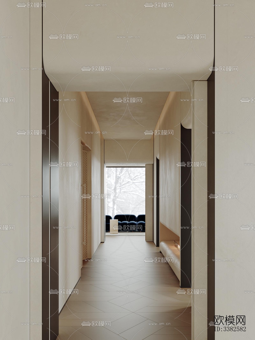 现代别墅效果图下载（渲染图1）