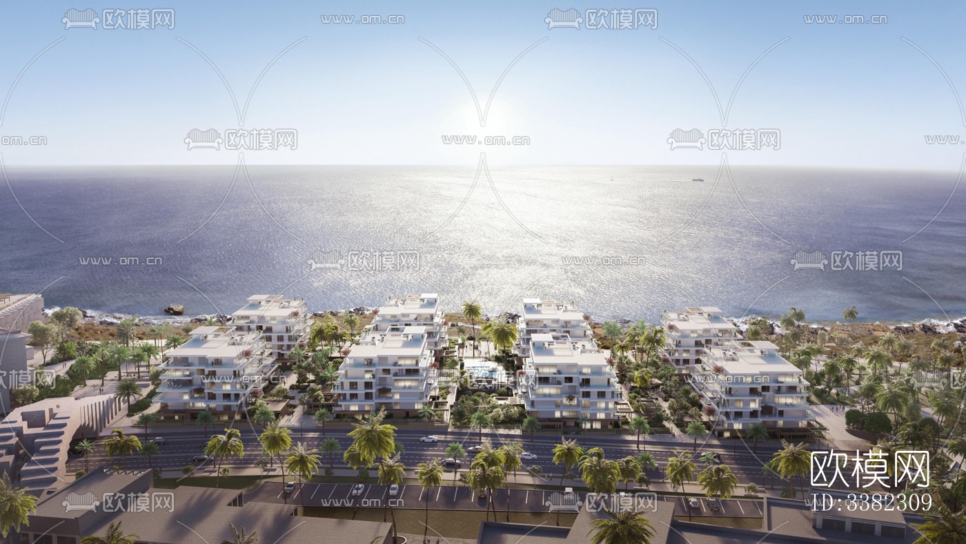 现代别墅效果图下载（渲染图1）