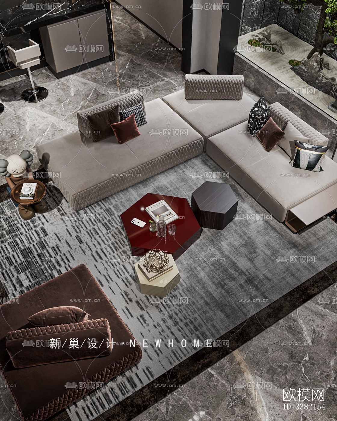 现代别墅效果图下载（渲染图10）