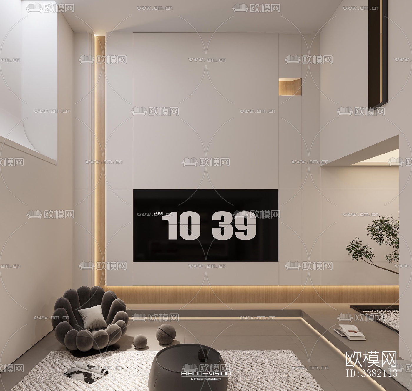 现代别墅效果图下载（渲染图14）