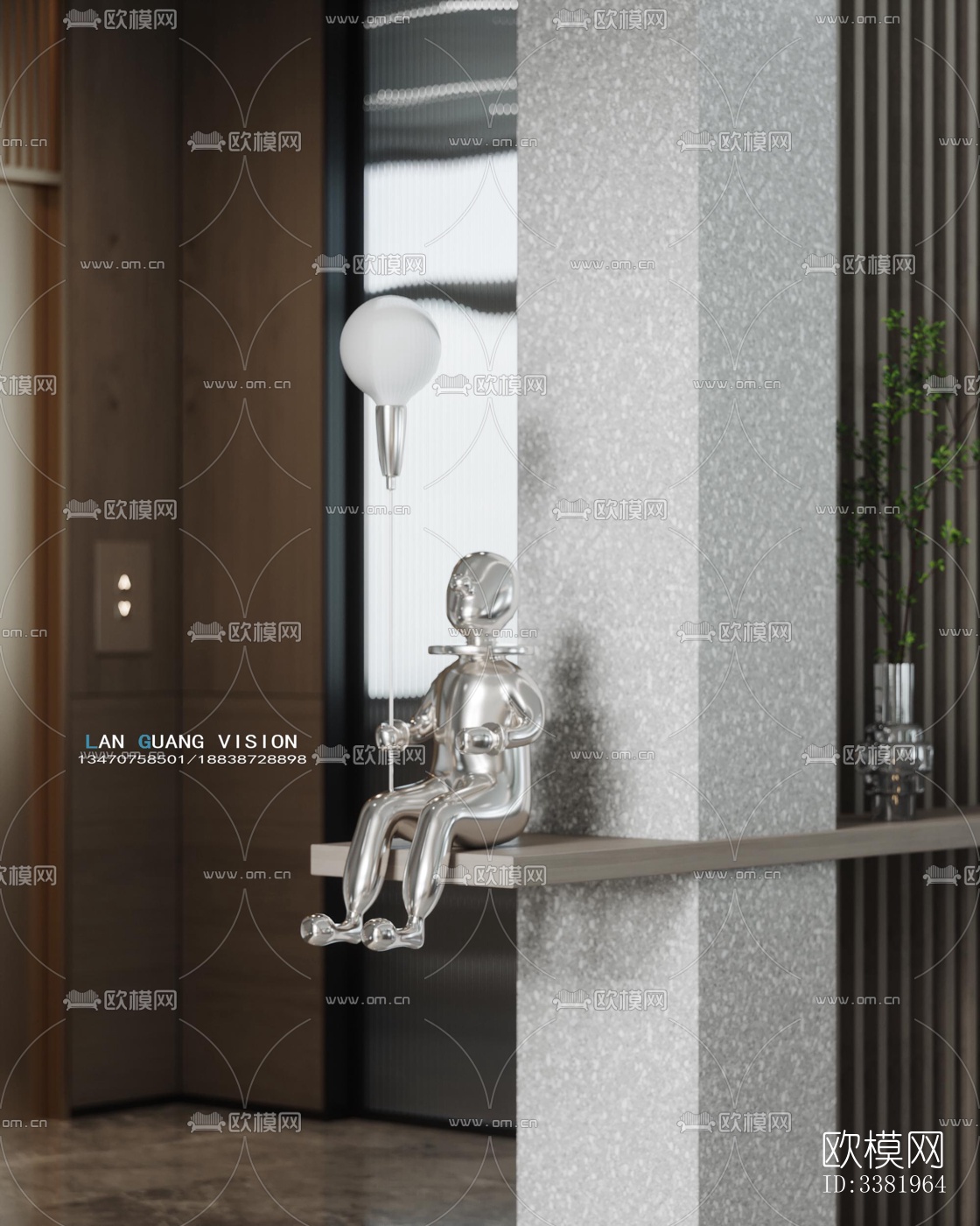 现代别墅效果图下载（渲染图5）