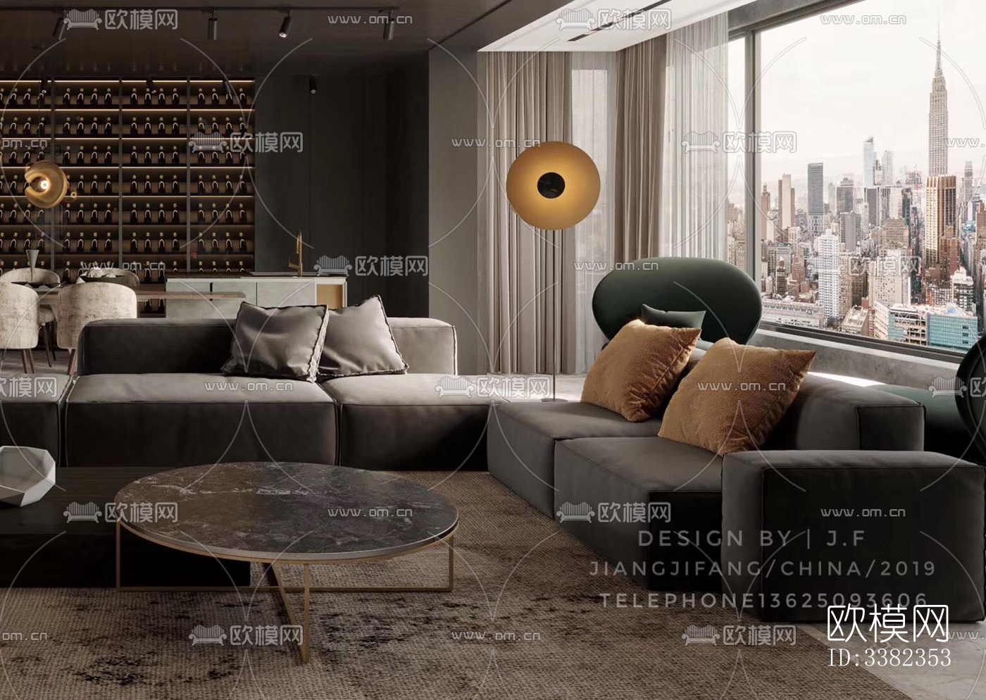 现代别墅效果图下载（渲染图9）