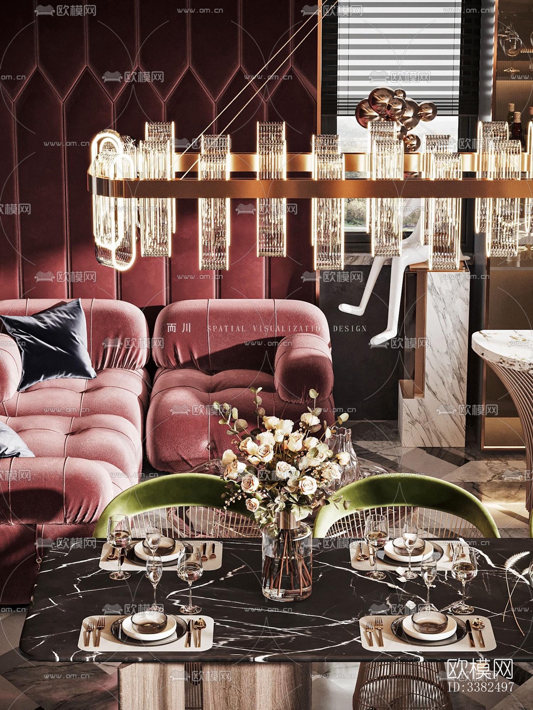 现代别墅效果图下载（渲染图1）