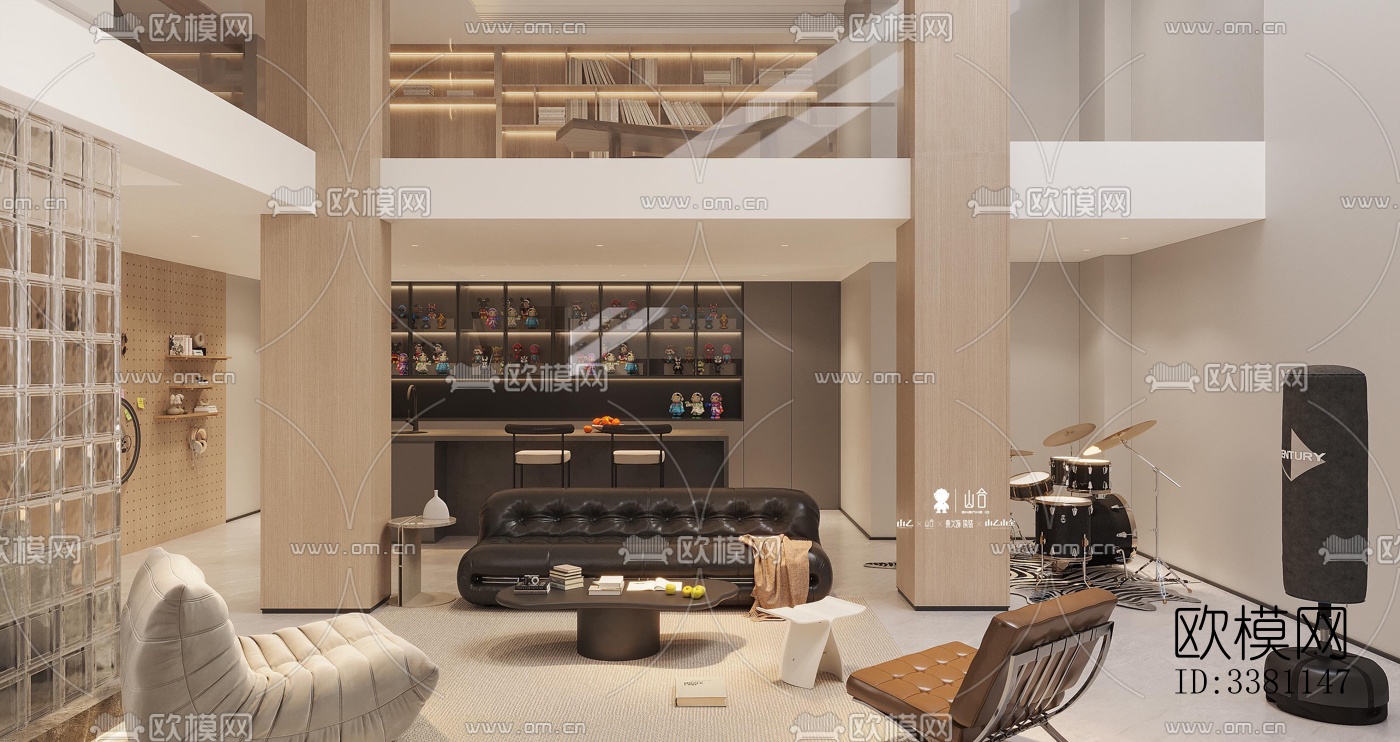 现代别墅效果图下载（渲染图2）