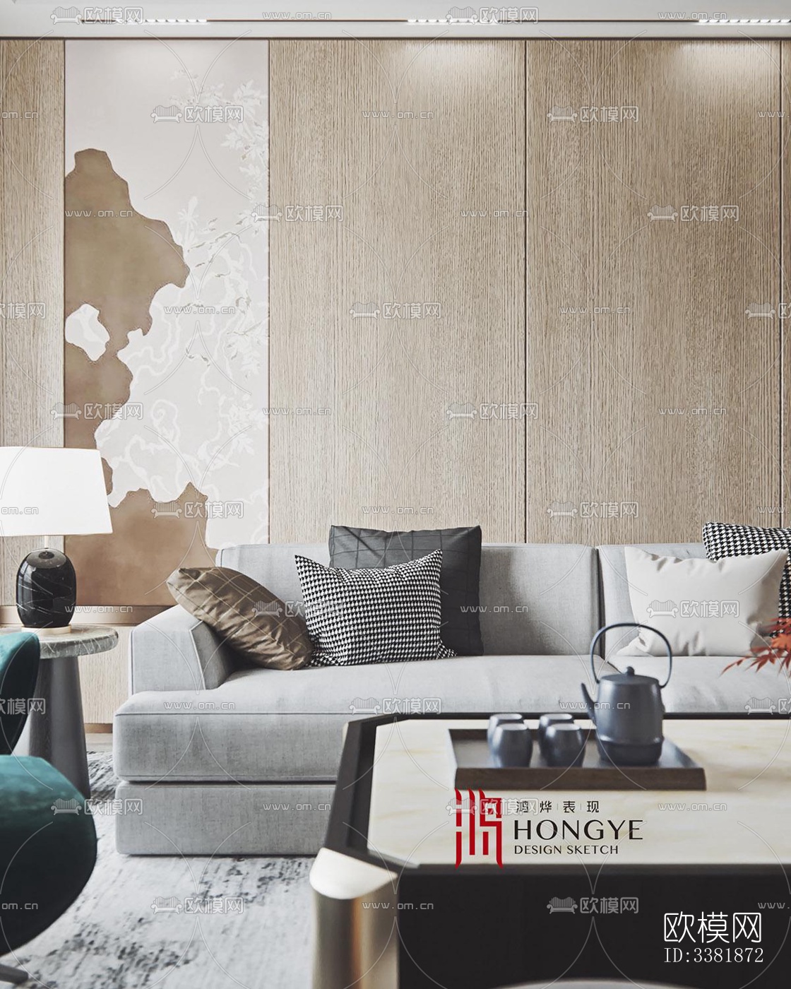 现代别墅效果图下载（渲染图4）