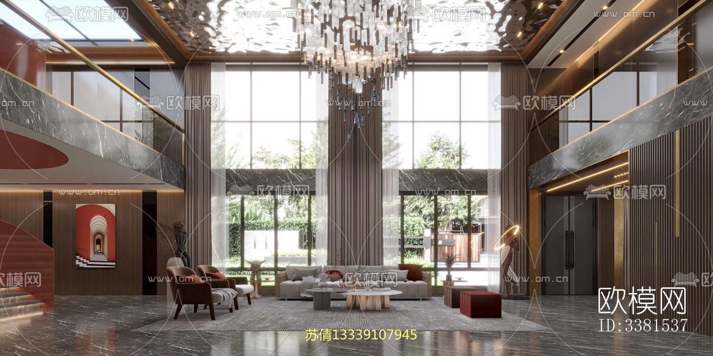 现代别墅效果图下载（渲染图5）