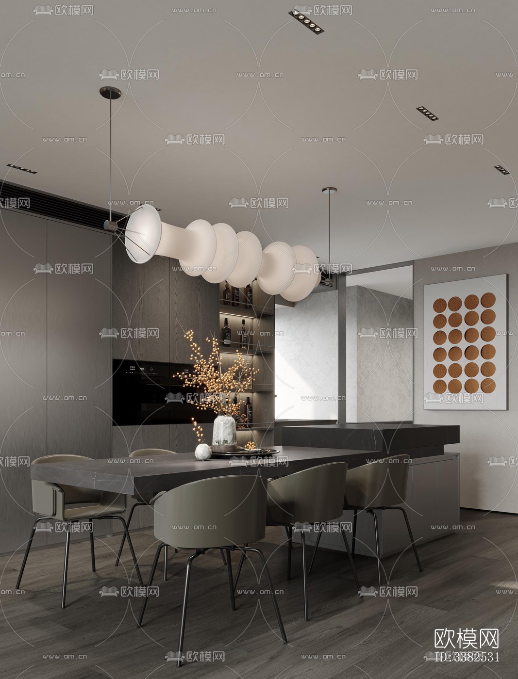 现代别墅效果图下载（渲染图7）