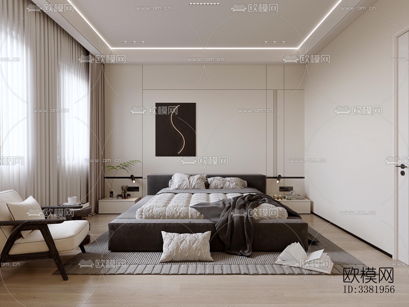 现代别墅效果图下载（渲染图7）