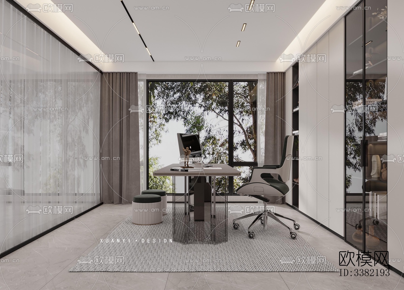 现代别墅效果图下载（渲染图5）