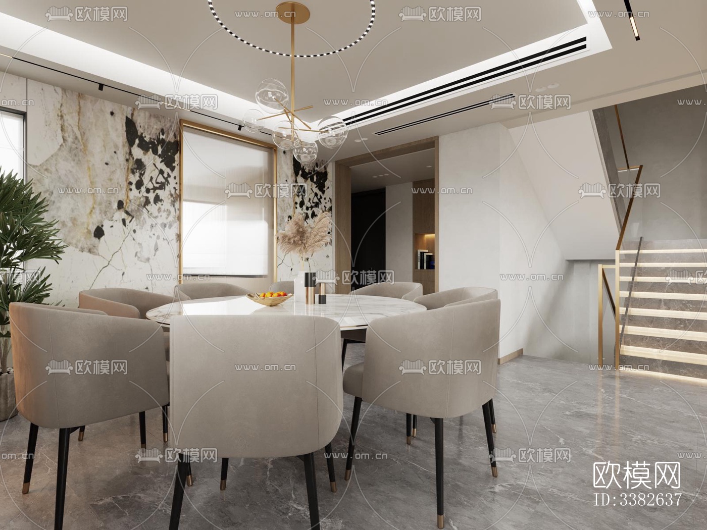 现代别墅效果图下载（渲染图13）