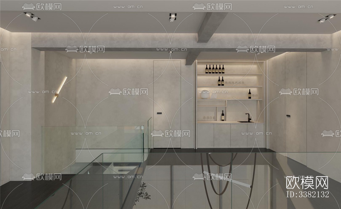 现代别墅效果图下载（渲染图6）