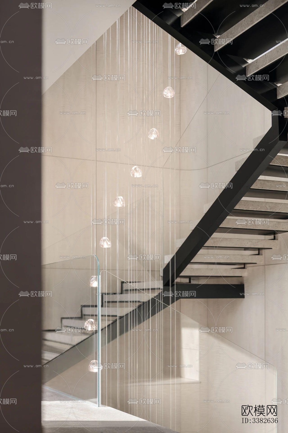 现代别墅效果图下载（渲染图14）