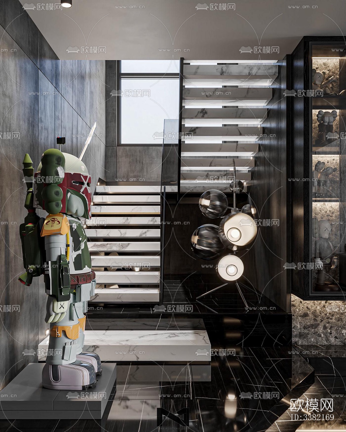 现代别墅效果图下载（渲染图4）