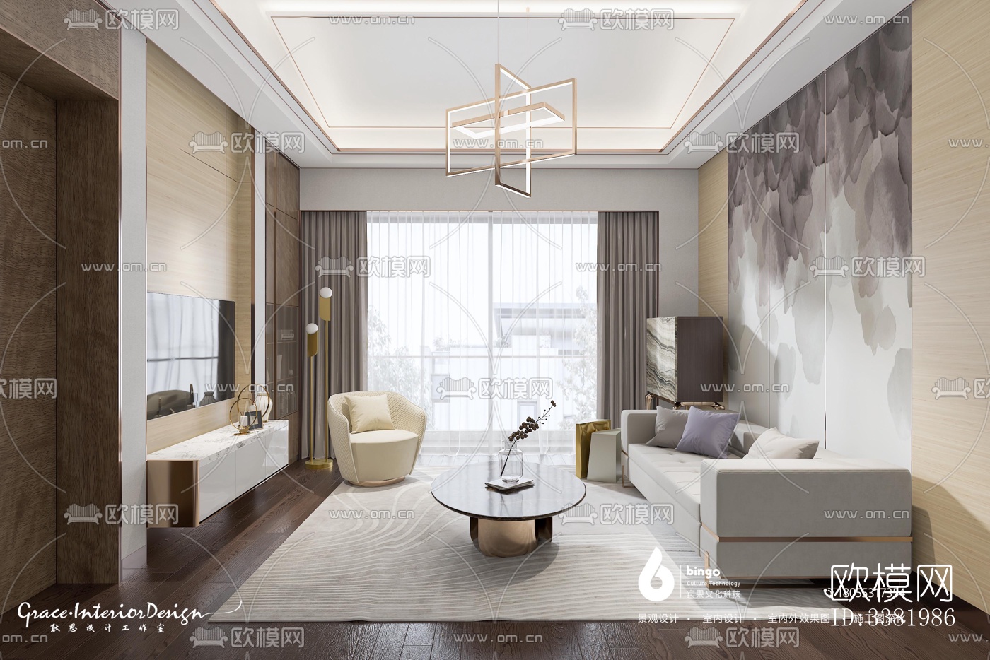 现代别墅效果图下载（渲染图6）