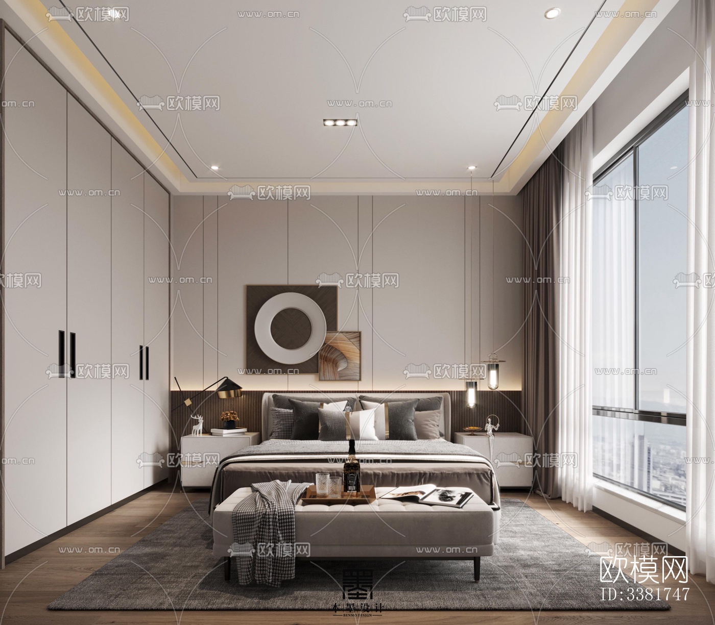 现代别墅效果图下载（渲染图10）