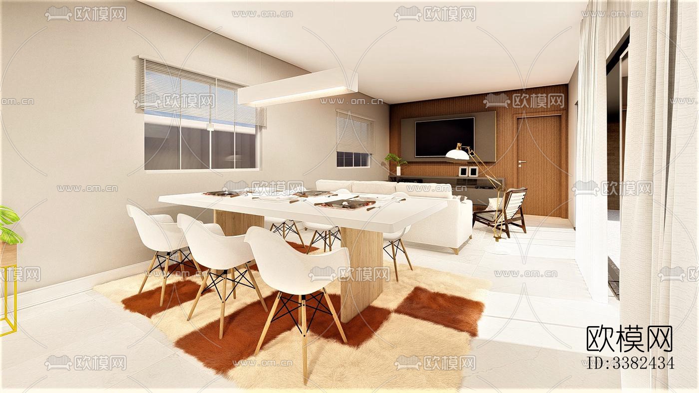 现代别墅效果图下载（渲染图5）