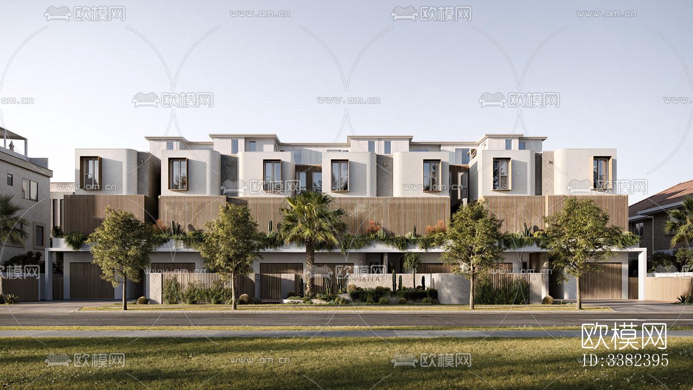 现代别墅效果图下载（渲染图2）