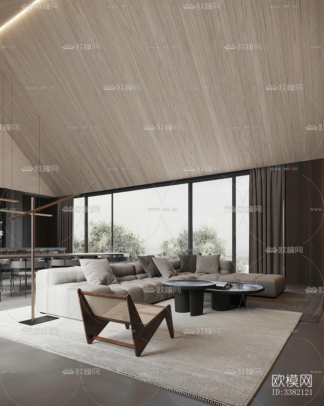 现代别墅效果图下载（渲染图10）