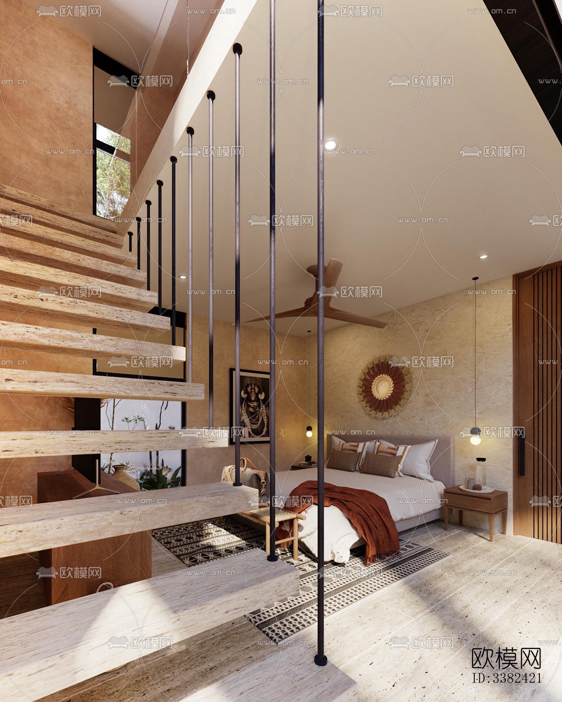 现代别墅效果图下载（渲染图3）