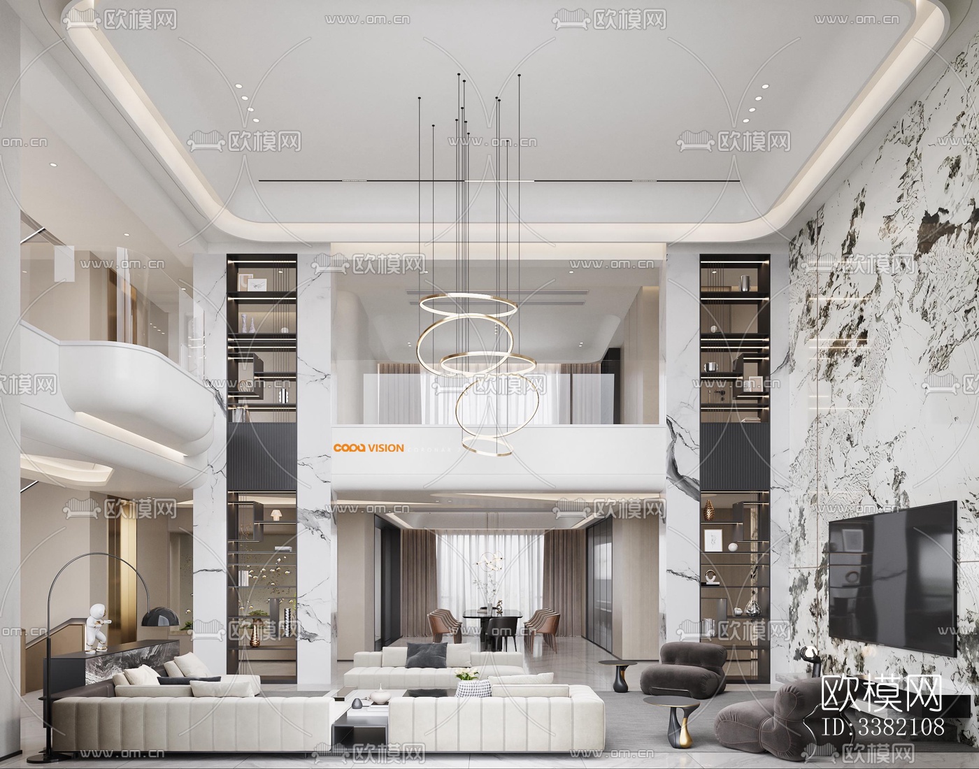 现代别墅效果图下载（渲染图9）