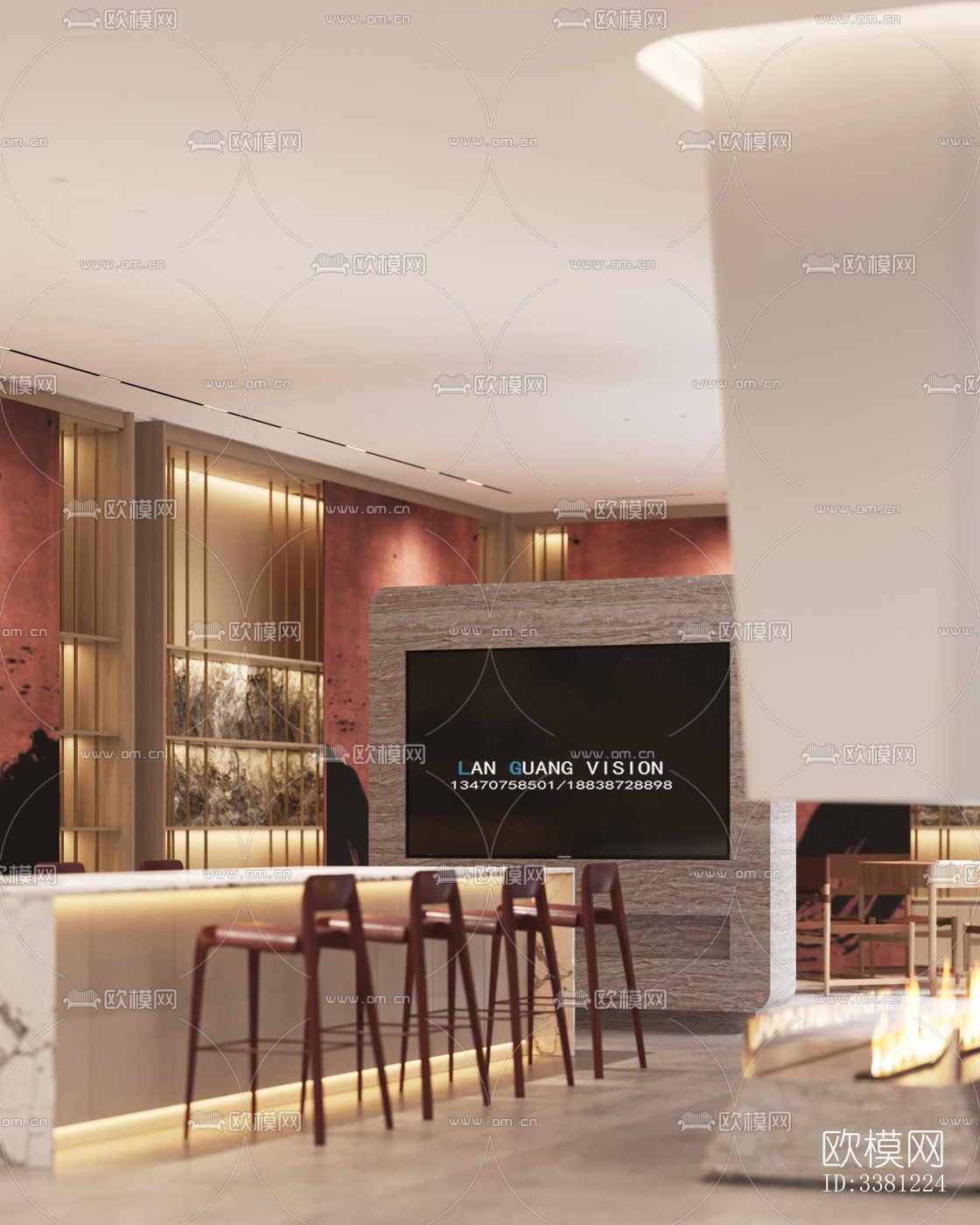 现代别墅效果图下载（渲染图12）