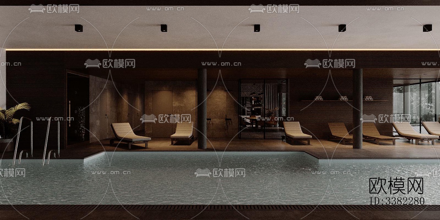 现代别墅效果图下载（渲染图4）