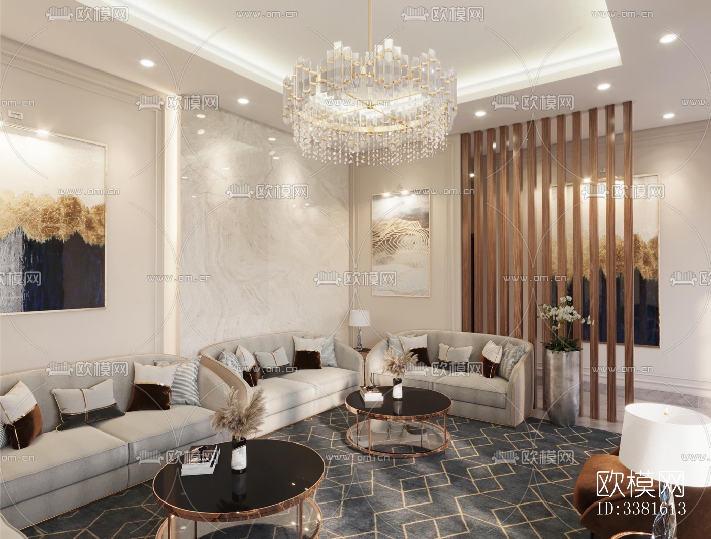 现代别墅效果图下载（渲染图1）