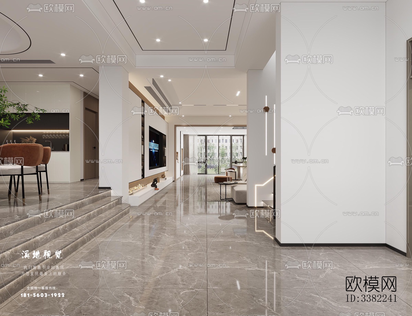 现代别墅效果图下载（渲染图13）