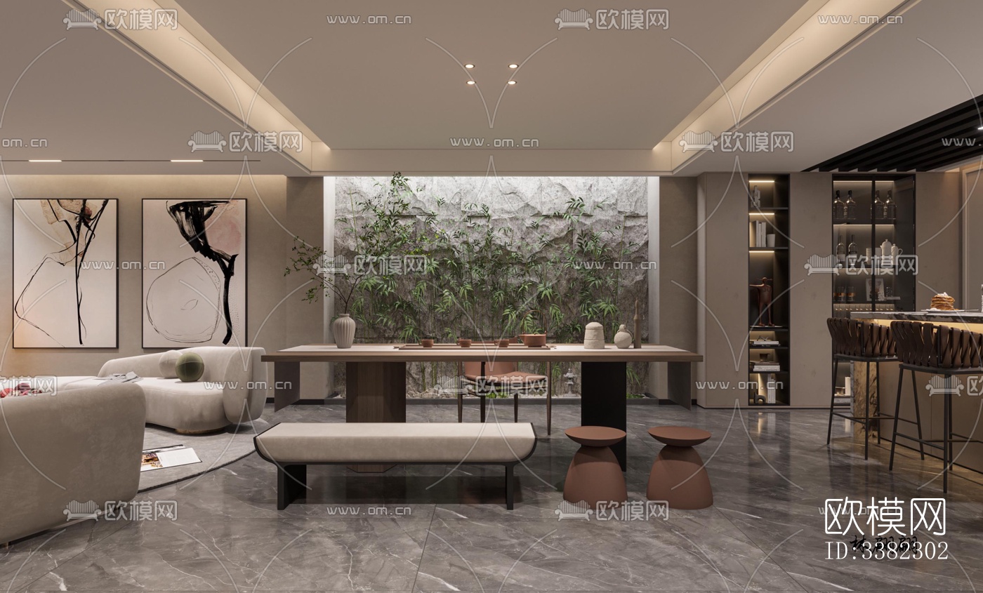 现代别墅效果图下载（渲染图5）