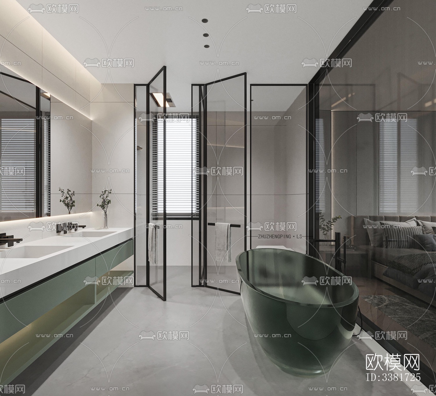 现代别墅效果图下载（渲染图9）