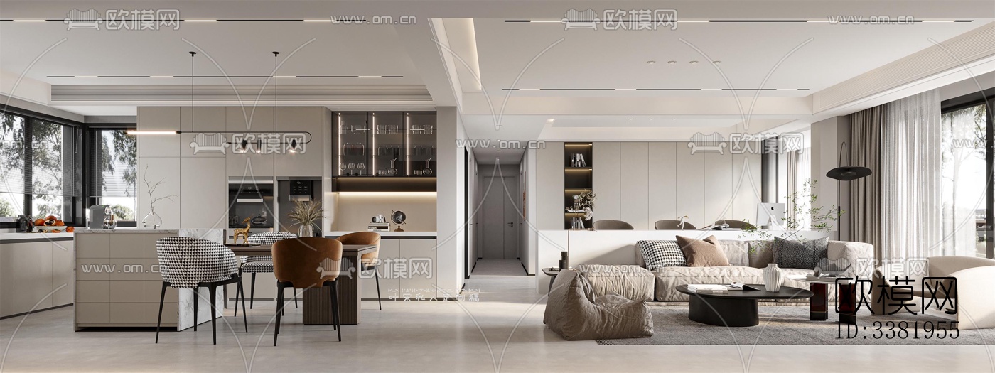 现代别墅效果图下载（渲染图7）