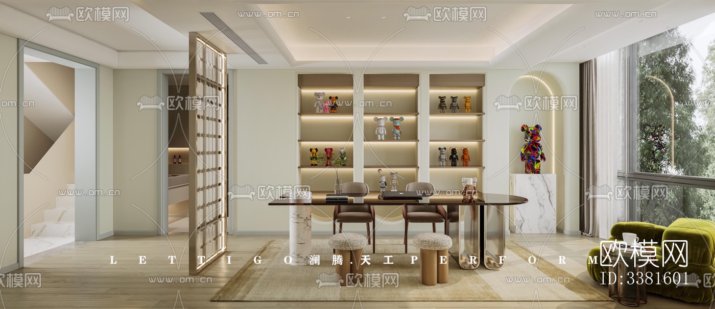 现代别墅效果图下载（渲染图12）