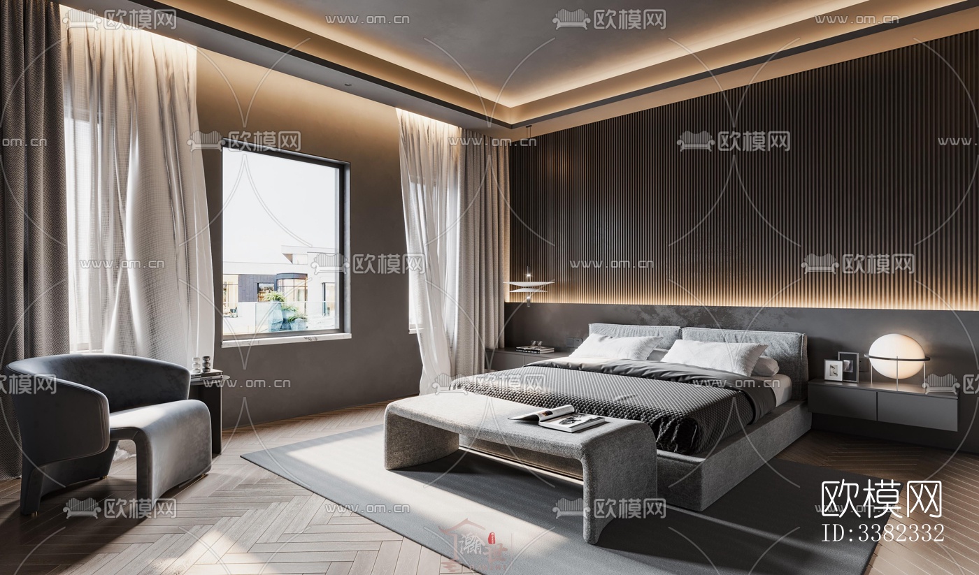 现代别墅效果图下载（渲染图6）