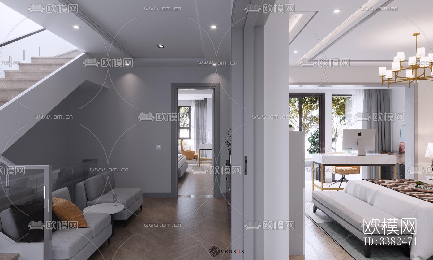 现代别墅效果图下载（渲染图5）