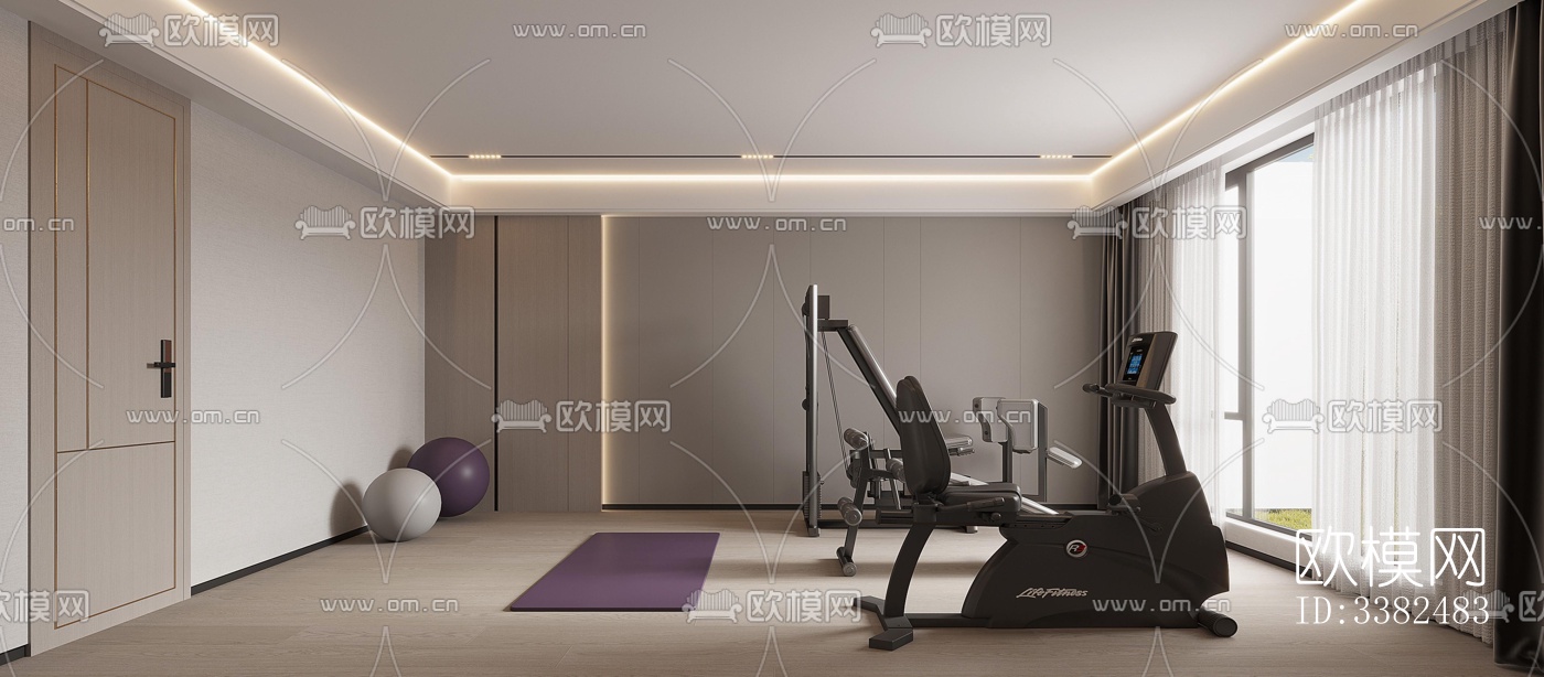 现代别墅效果图下载（渲染图9）