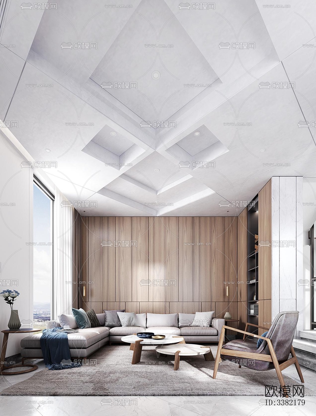 现代别墅效果图下载（渲染图6）