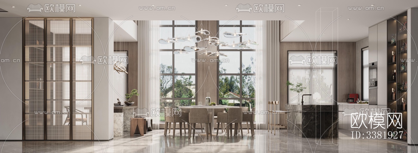 现代别墅效果图下载（渲染图2）