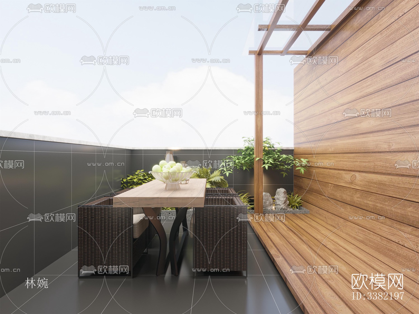 现代别墅效果图下载（渲染图2）