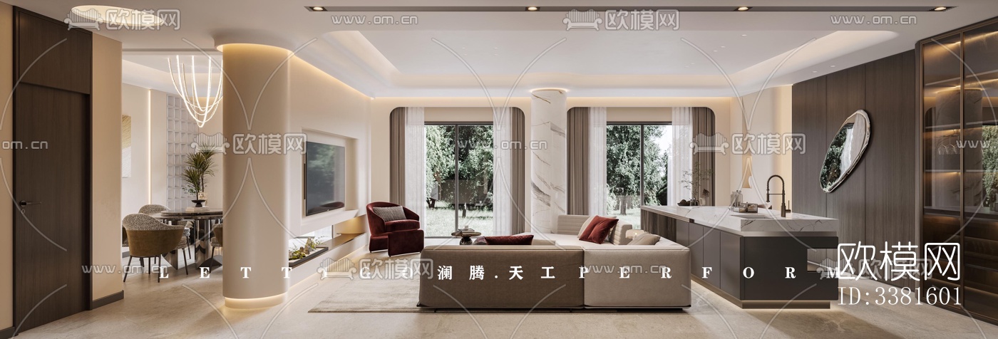 现代别墅效果图下载（渲染图6）