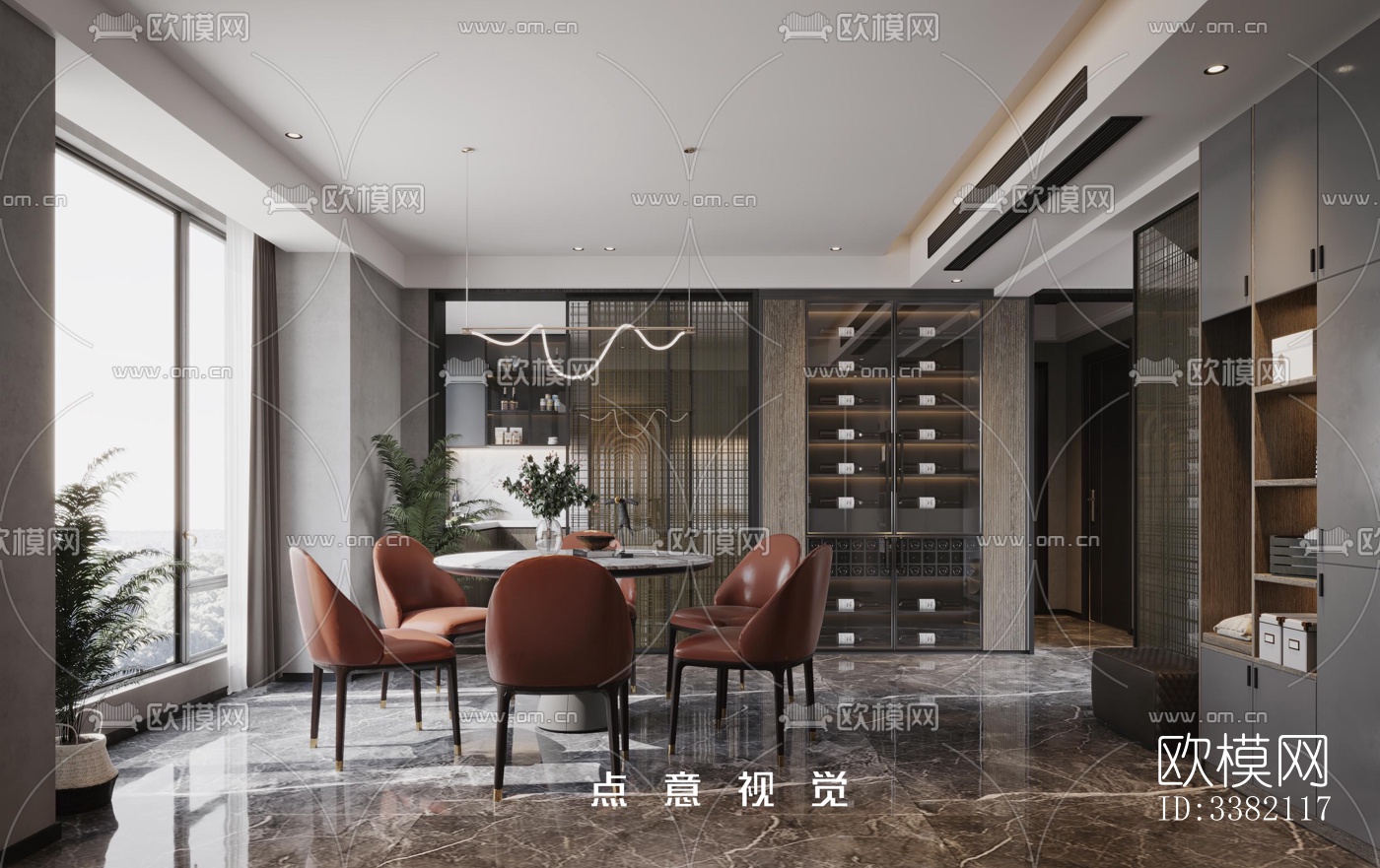 现代别墅效果图下载（渲染图5）