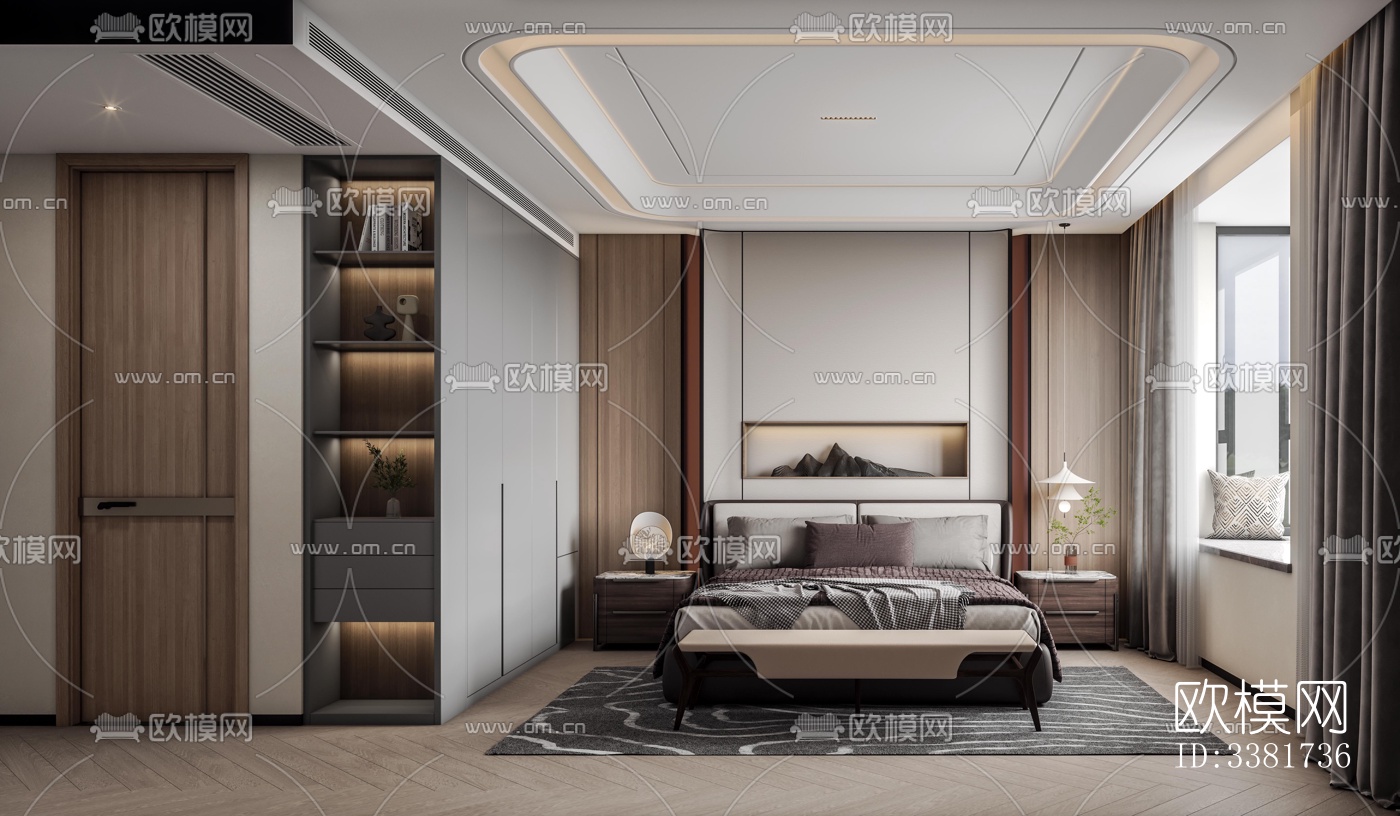 现代别墅效果图下载（渲染图4）