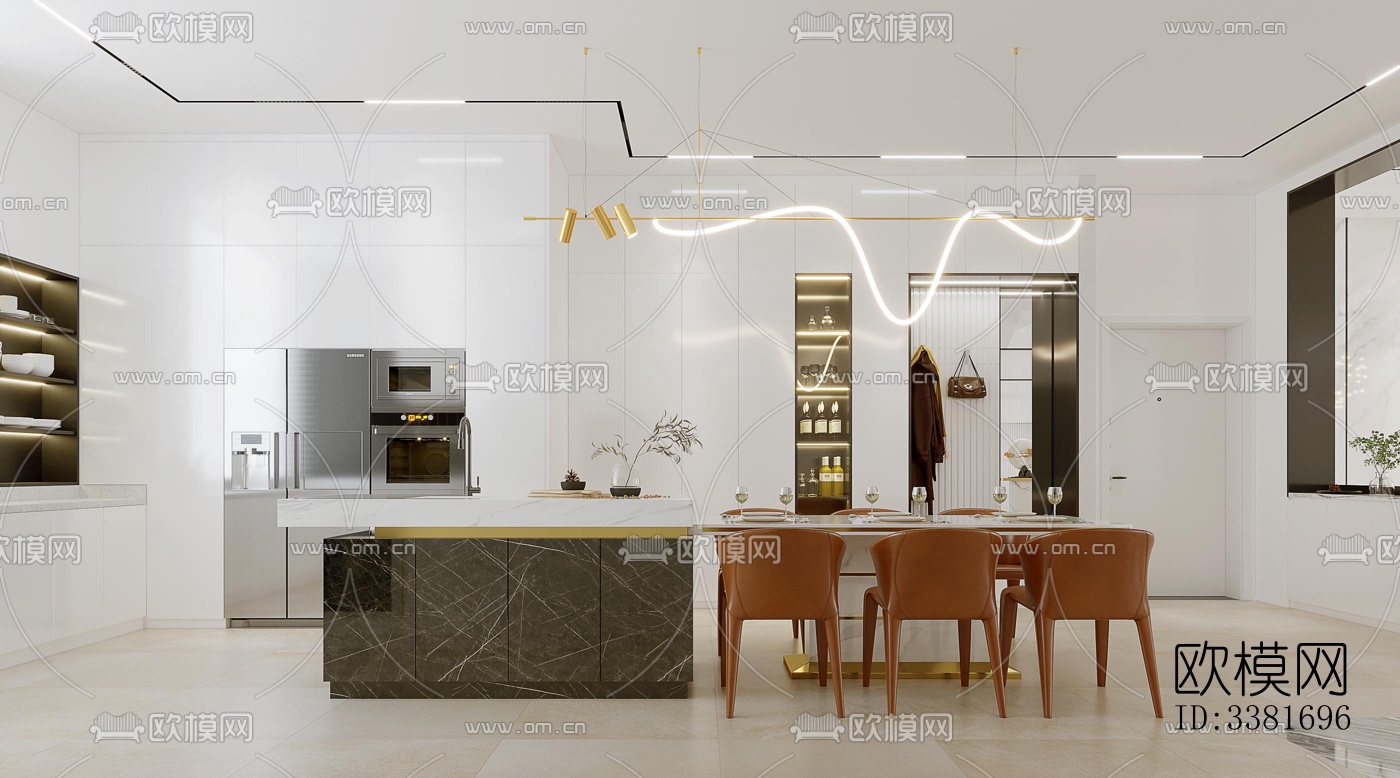 现代别墅效果图下载（渲染图1）